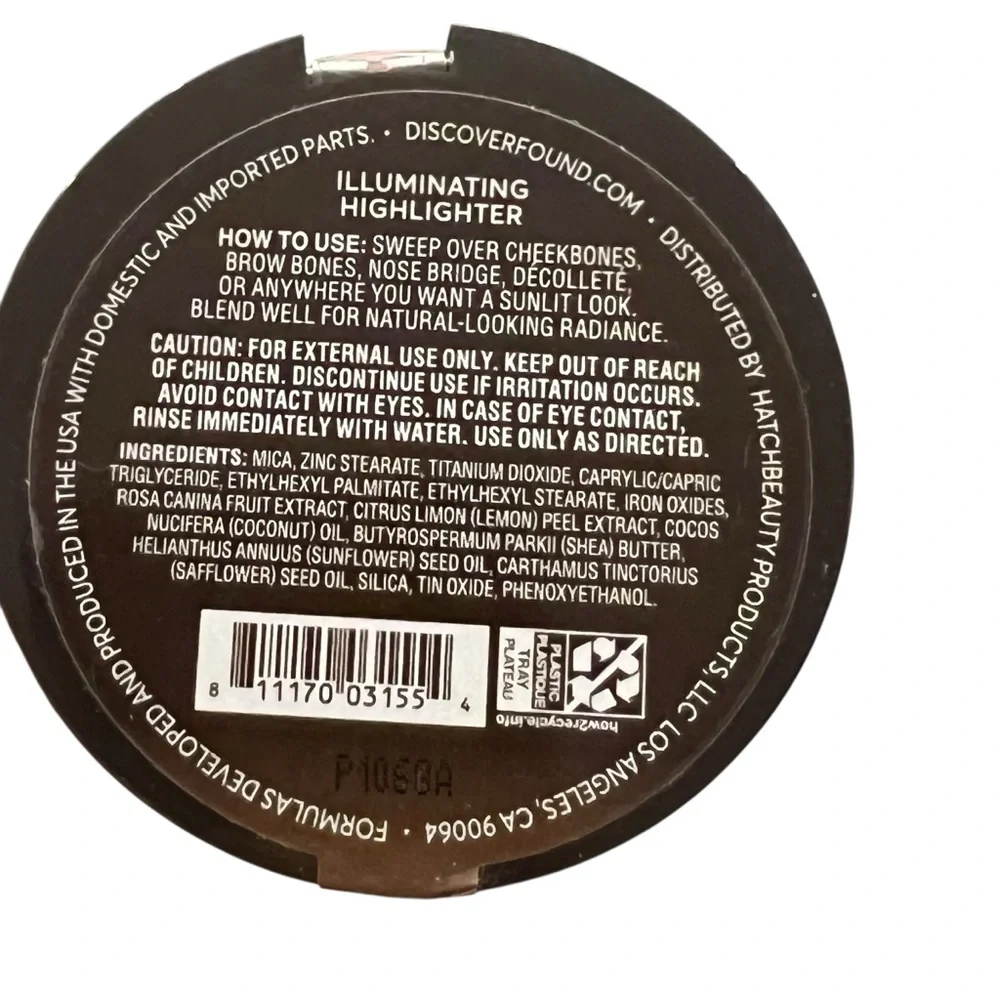 Found ILLUMINATING HIGHLIGHTER w/ Rosehip & Lemon Extract .3 oz NEW Hatch Beauty